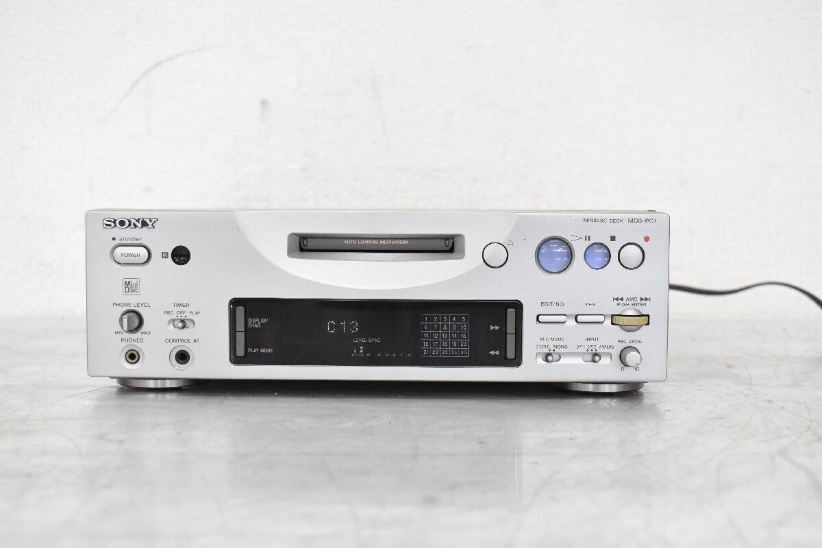 Sony MDS-PC1 MD Deck MiniDisk PLAYER RECORDER DECK | eBay