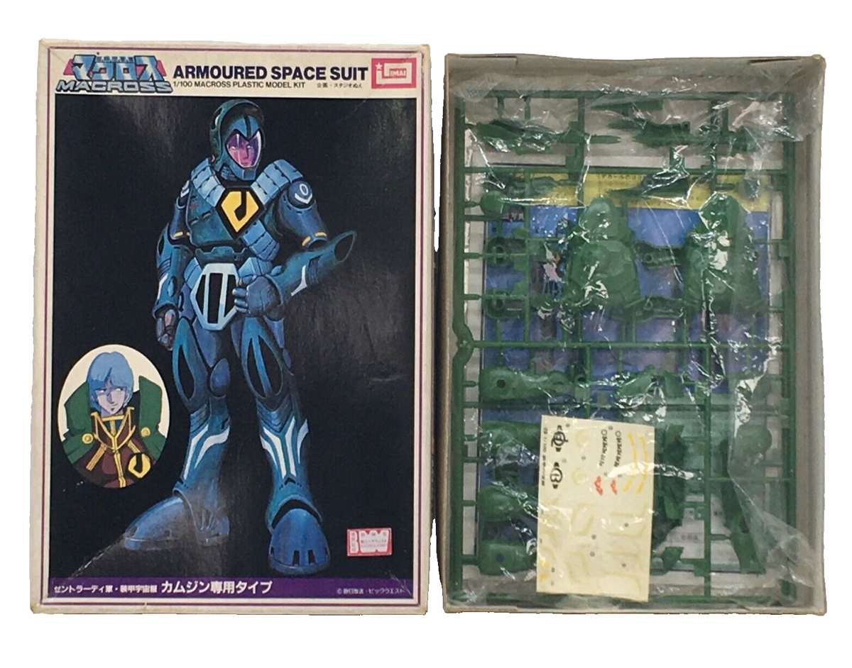 Imai 1/100 Zentradi Armored Space Suit Quamzin Macross Vintage Kit