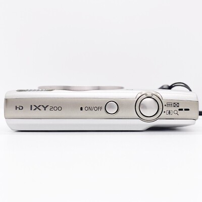 Canon PowerShot IXY 200 Silver ELPH 185 Digital Camera 20MP 85