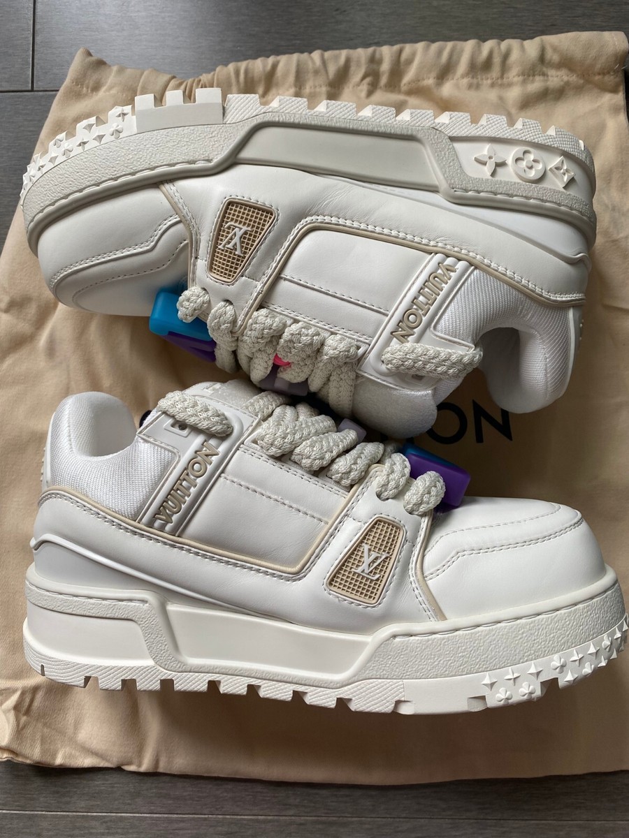 Louis Vuitton SS23 LV Trainer Maxi White 1AB8RJ Men Size US 5 NEW