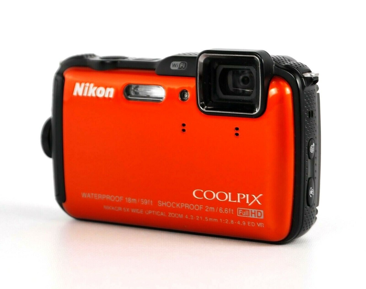 Nikon COOLPIX AW120 Waterproof Digital Camera Wi-Fi GPS Full HD