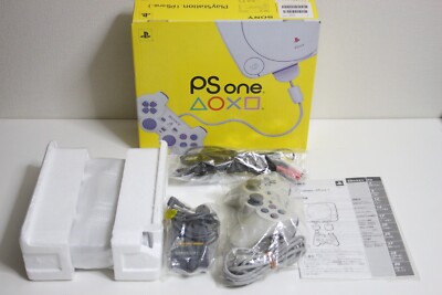 SONY PS one PS1 Playstation Console SCPH-100 Rare Yellow Box NTSC