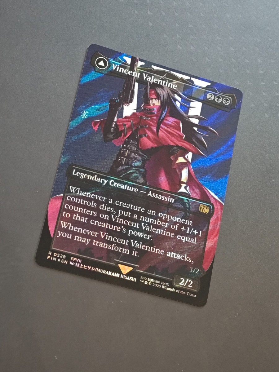 MTG FF ヴィンセント・ヴァレンタイン 拡張 FOIL 英語 3枚セット MTG