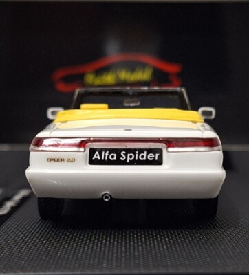 Alfa Romeo Spider 1990 4ª Serie White 1:43 Milena Rose No
