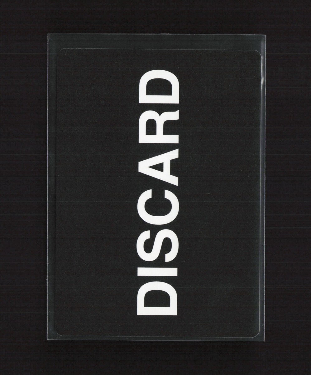 Disney Lorcana Black DISCARD Factory Error Misprint Into The