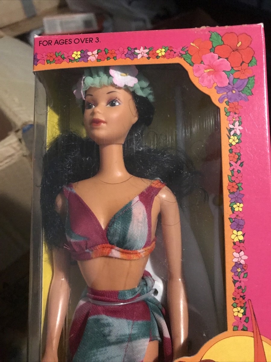 Barbie Hawaiian Doll Windsurfer and Ukulele Mattel 1982 No 7470