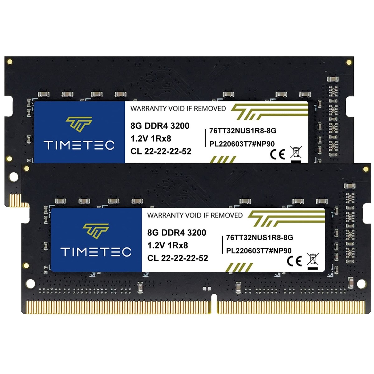 Timetec 16GB KIT(2x8GB) DDR4 3200MHz (DDR4-3200) PC4-25600 Non-ECC