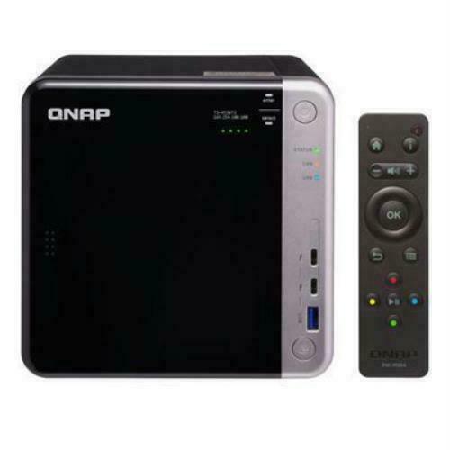 QNAP TS-420 4 Bay NAS **NOT WORKING** - PARTS ONLY - NO HDDs Black