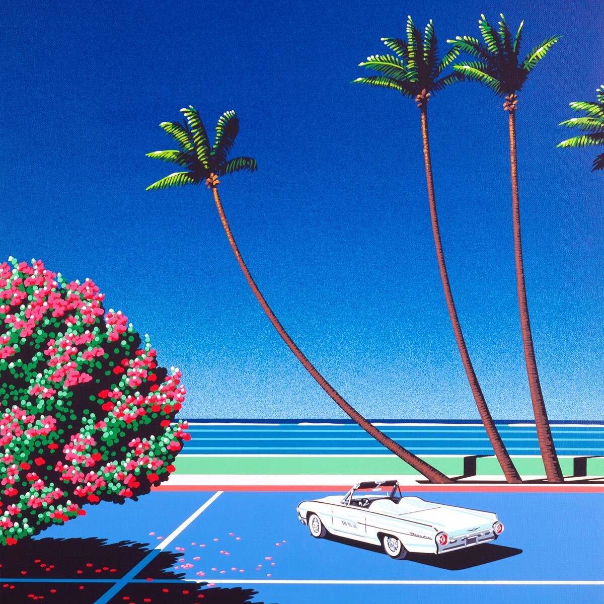Hiroshi Nagai Art Print Wandering Breeze Acrylic Framed ‎300×300mm