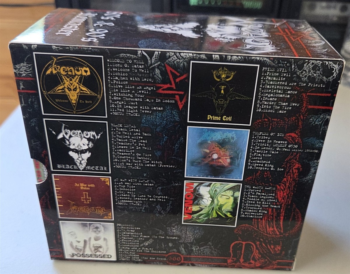 Venom 80s And 90s Remaster 7 CD Box set new Black Metal At War