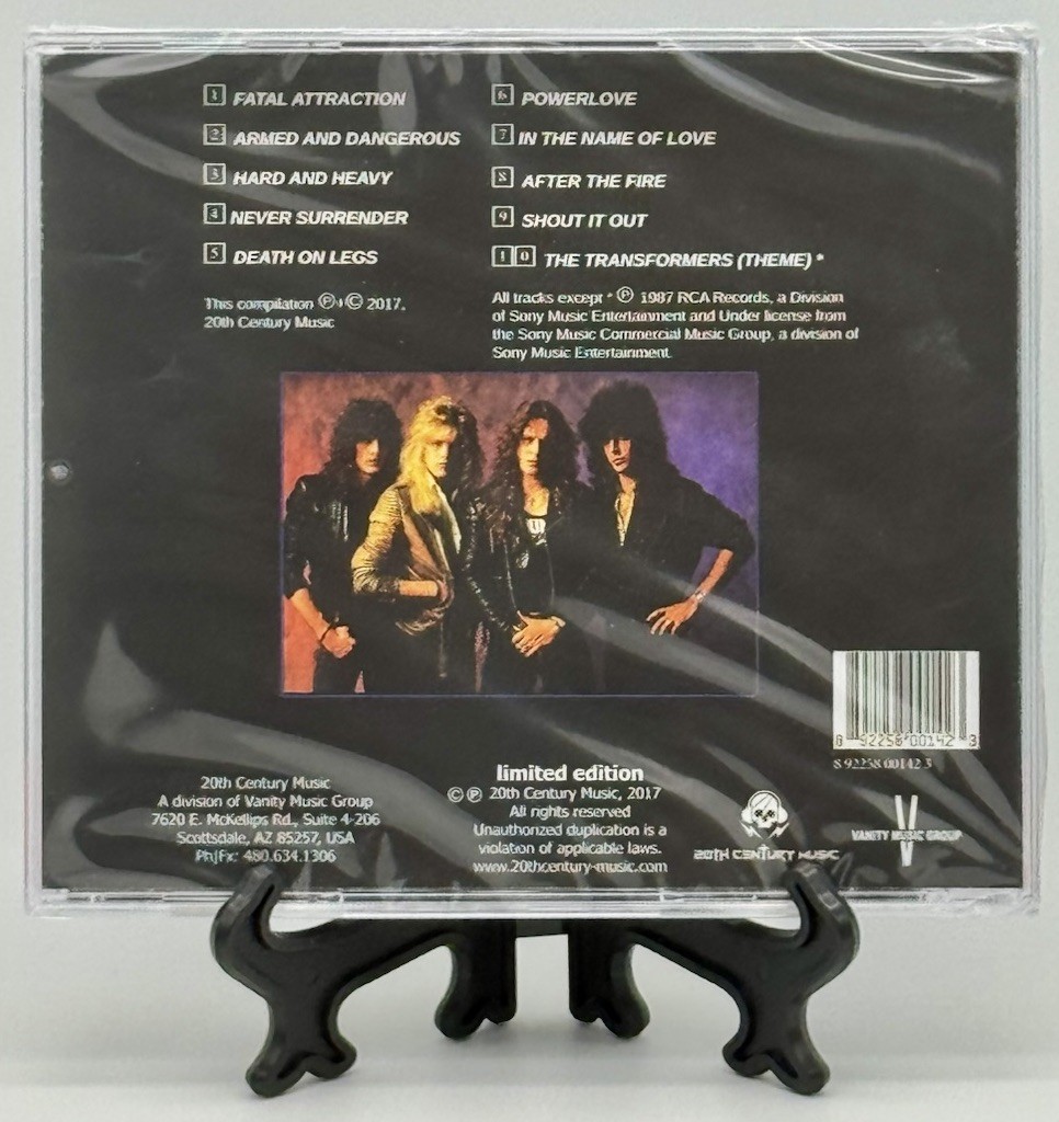 Lion Dangerous Attraction CD 1987/2017 20th Century Music +1 Bonus