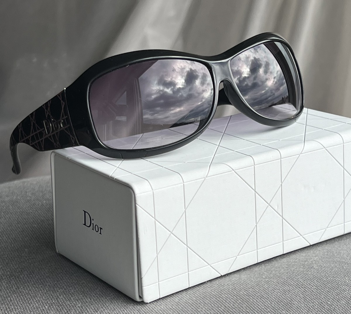 Christian Dior Cannage /F A TRYF Black & Stripe Frame - Grey Lens