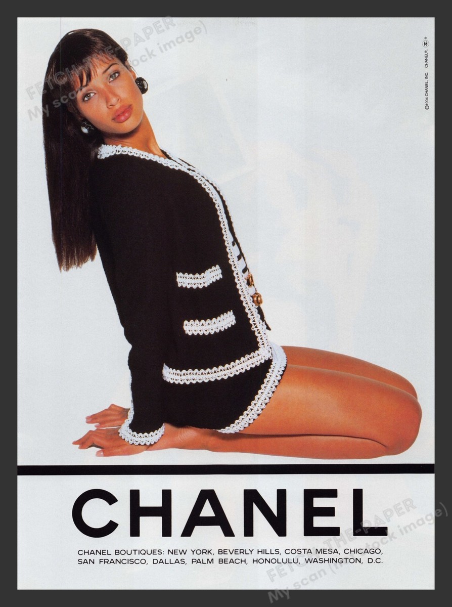 Chanel 1990s Print Advertisement 1994 Boutique Clothing Legs