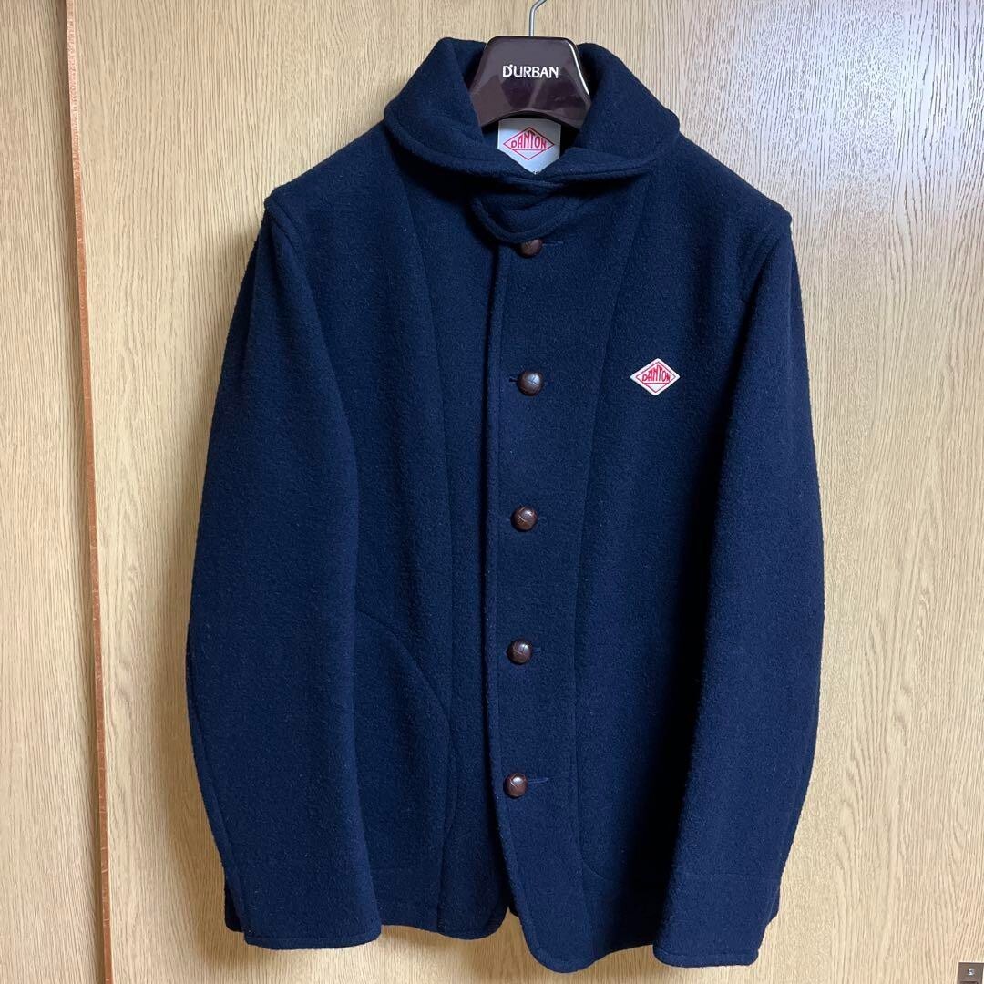 Danton round collar Jacket Coat color Dark Navy size-40 M Men's