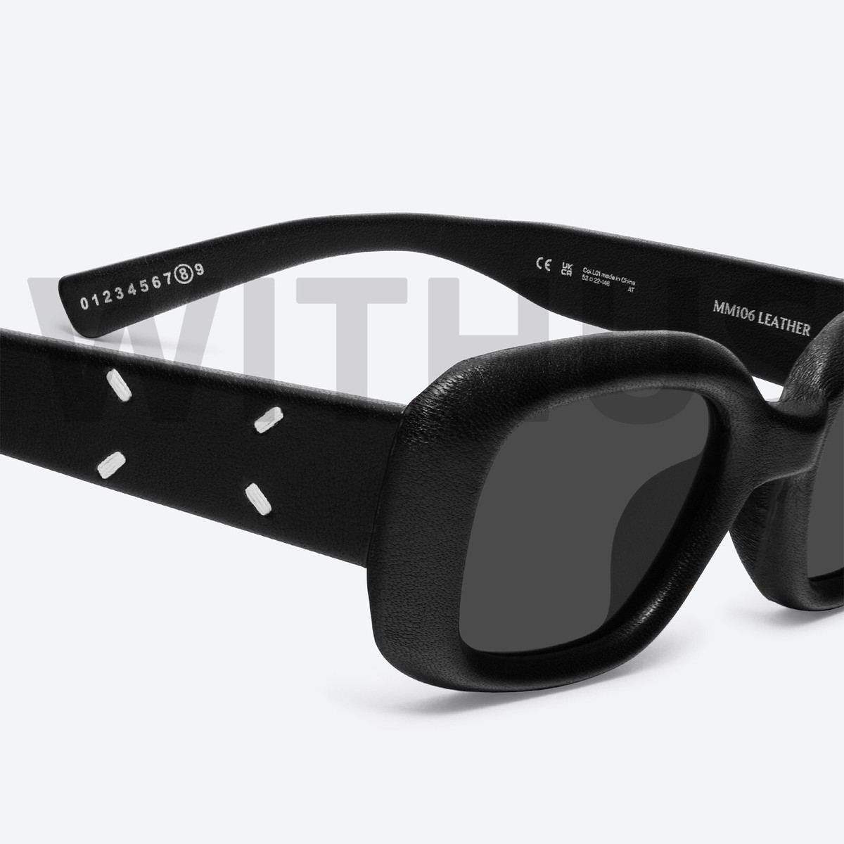 Gentle Monster x Maison Margiela MM106 Leather Black Black / 100