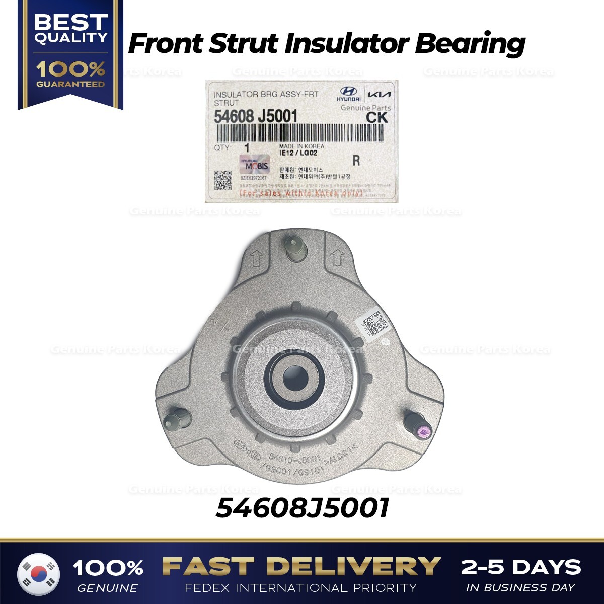 ⭐Genuine⭐ Front Strut Insulator Bearing 54608J5001 for Kia