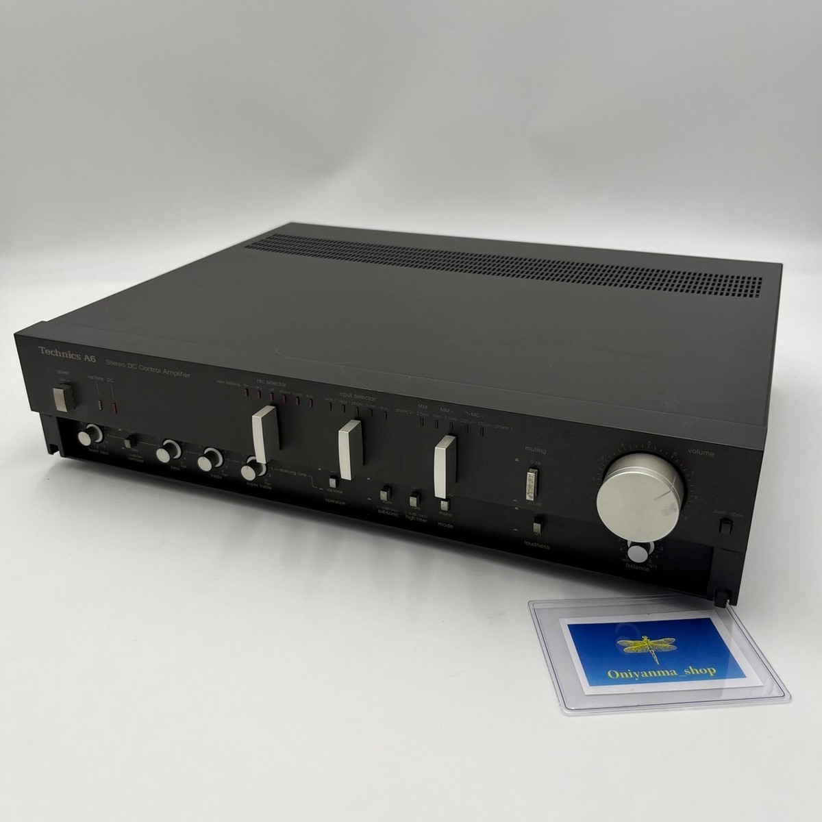 Technics SU-A6 Stereo Control Amplifier Pre-Amp Audio Confirmed
