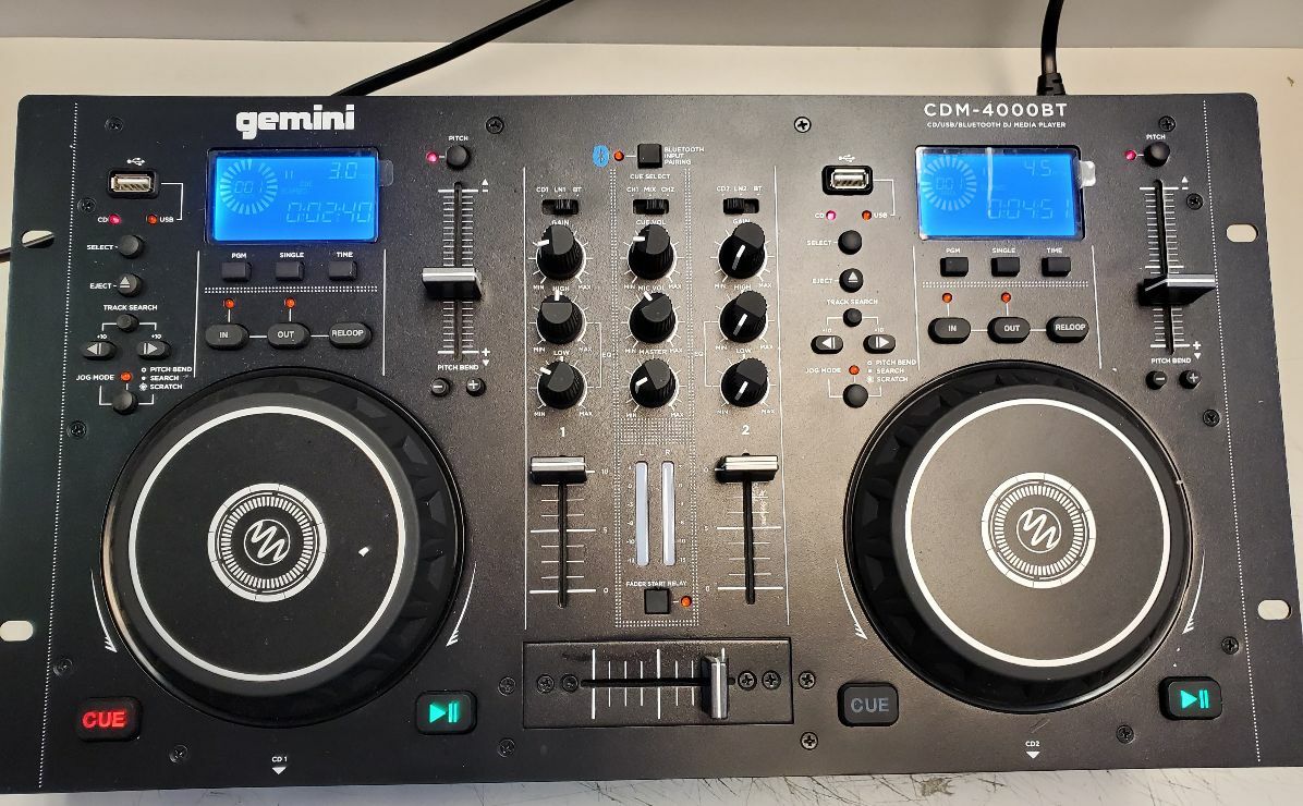GEMINI CDM-4000BT DUAL CD/USB MEDIA PLAYER WITH BLUETOOTH | eBay