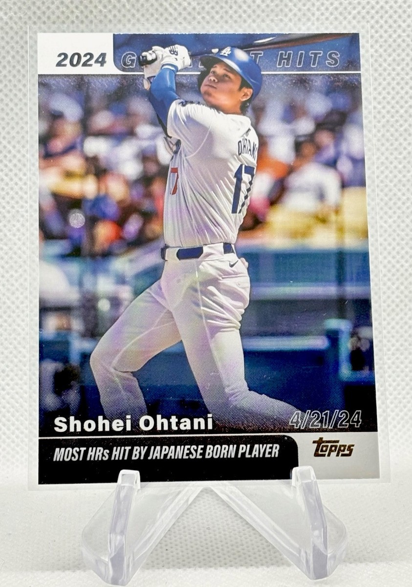 2025 Topps Series 1 Shohei Ohtani 2024 Greatest Hits Insert #GH-8