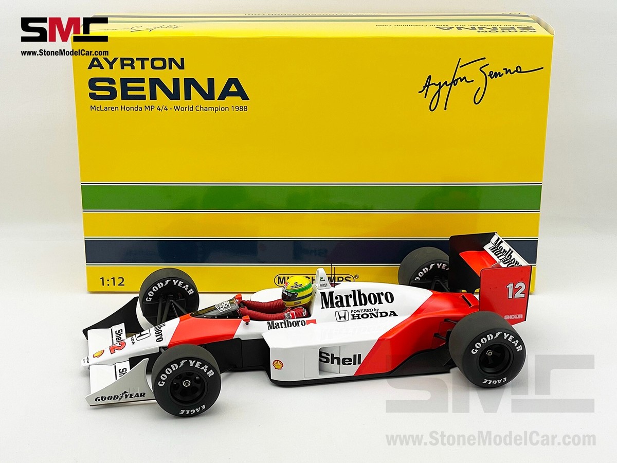 Mclaren MP4/4 #12 Ayrton Senna 1988 F1 World Champion 1:12