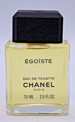Chanel Egoiste 75ml / 2.5 oz EDT Boxed Splash Bottle 2008 Vintage