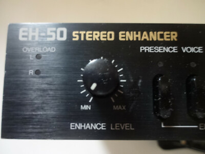 Boss Pro Eh-50 Stereo Enhancer EH50 No AC Adapter Half Rack for
