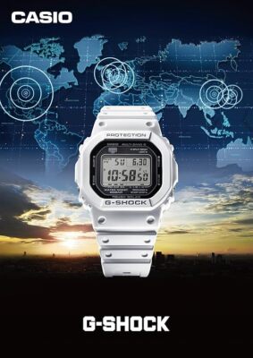 New) CASIO G-SHOCK GW-5000HS-7JF White Men Watch Radio wave solar