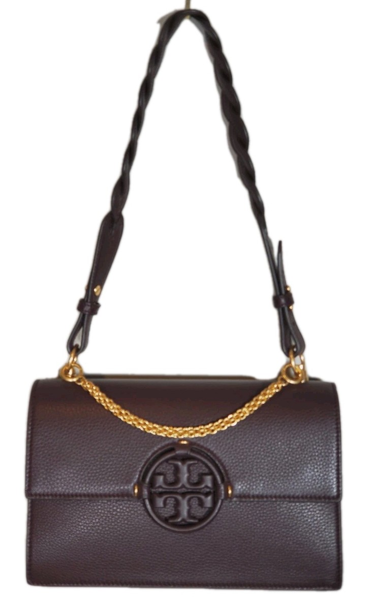 Tory Burch Miller Shoulder Bag Tempranillo Dark Burgundy Flap