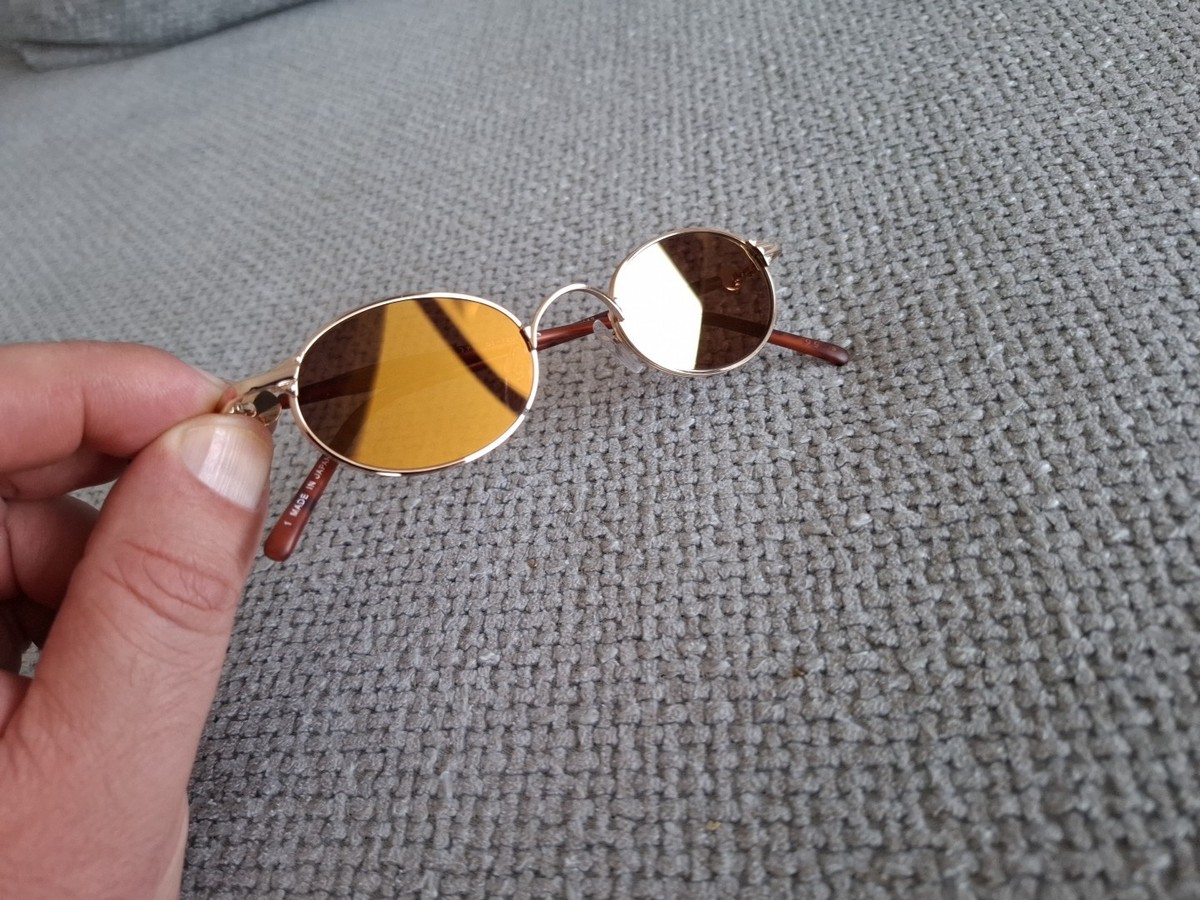 Jean Paul Gaultier JPG 57-7201 GOLD GP Vintage Sunglasses Light