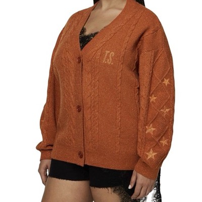 Taylor Swift Life of a Showgirl Glitter Orange Cardigan Box Set sz