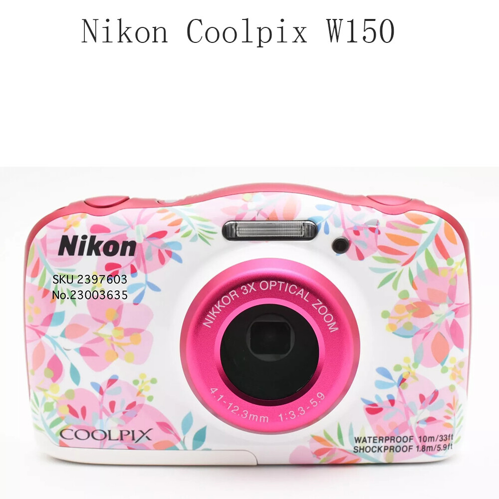 Nikon Coolpix W150 Digital Cameras 13.2 MP 3x Optical Zoom Camera