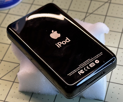 All Black 512GB iPod Classic 5.5 Gen w/Wolfson DAC, Taptic Mod