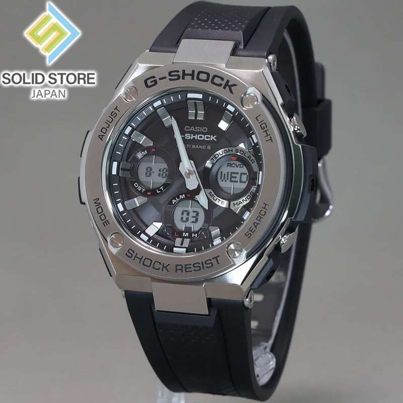 CASIO G-SHOCK G-STEEL GST-W110-1AJF Radio Solar Analog Digital