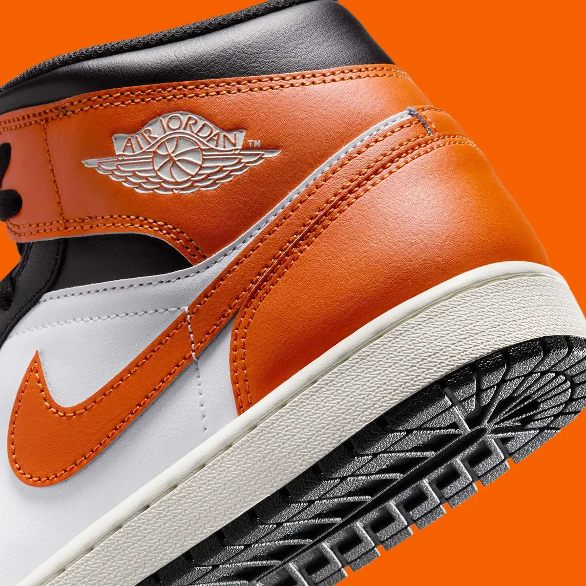 Nike Air Jordan 1 Mid Shattered Backboard Orange DQ8426-801 Men's