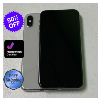 Apple iPhone X - 256GB Silver/Gray Mint Condition - Unlocked