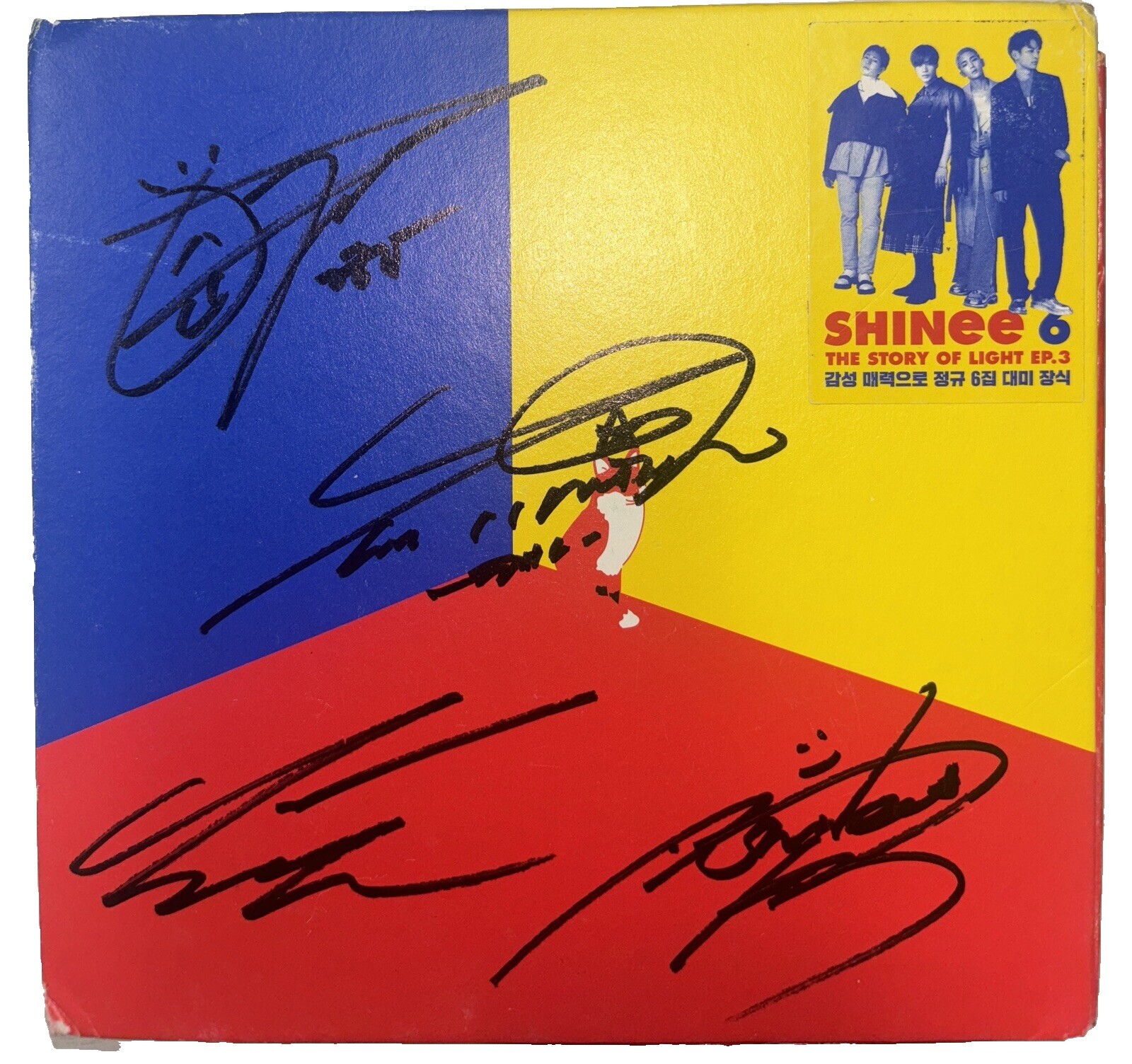 レア】SHINee 直筆サイン 5人 フォトカード レアSHINee SHINee サイン