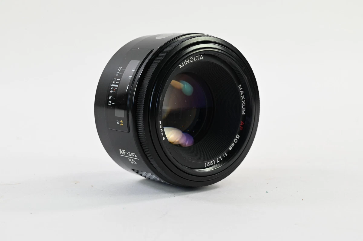 Minolta A-mount 50mm Focal Camera Lenses for sale | eBay