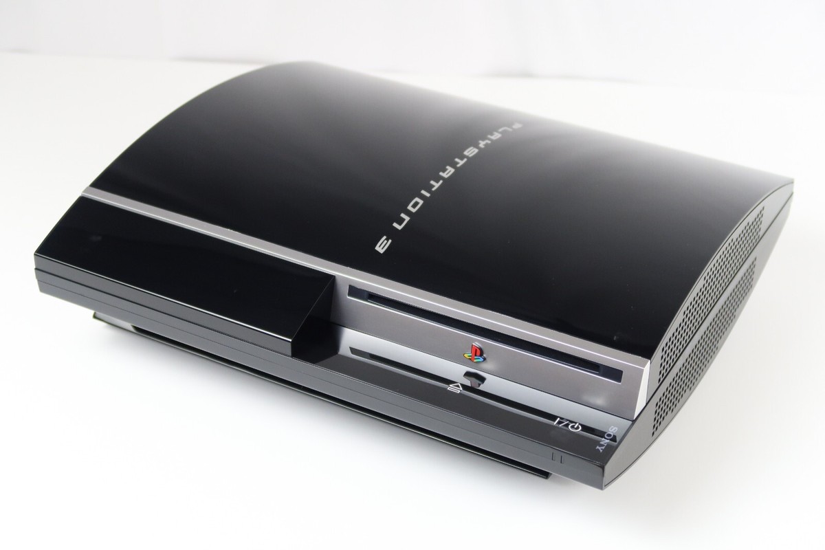 SONY PLAYSTATION 3 PS3 Black Console CECHL00 80GB W/Box F/S Tested