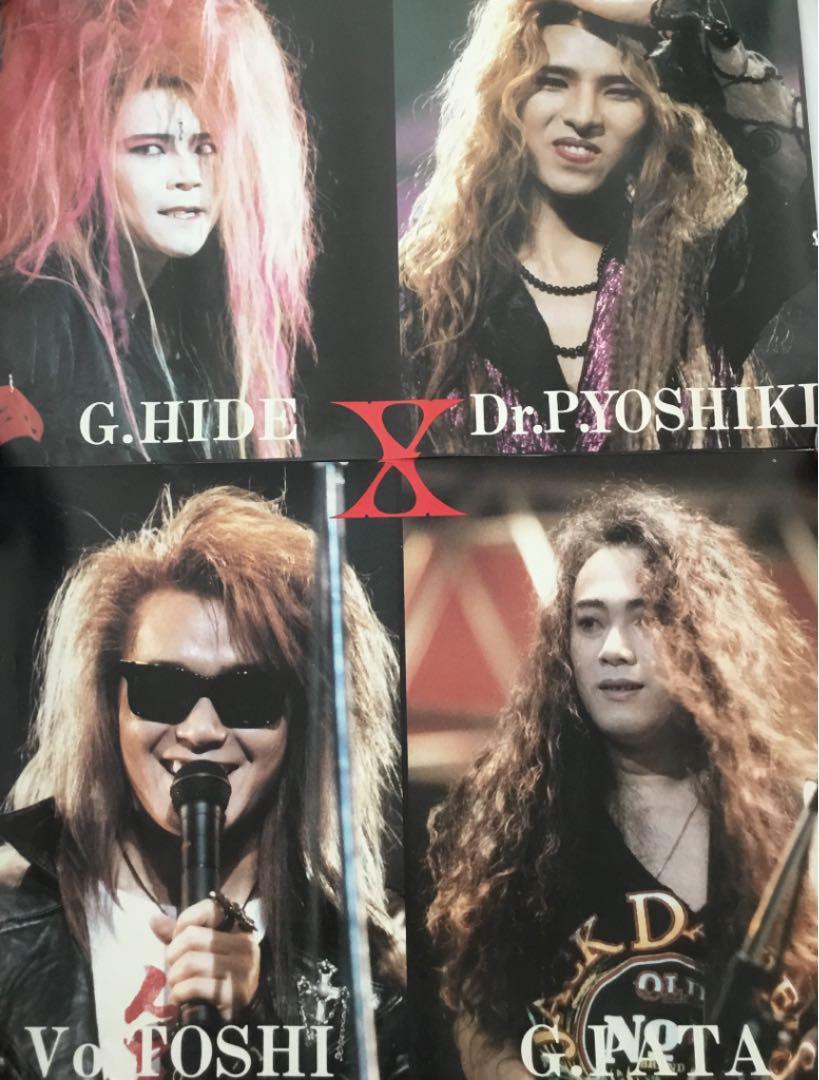 X JAPAN Ecstasy Summit Muteki Band Poster hide YOSHIKI TOSHI PATA