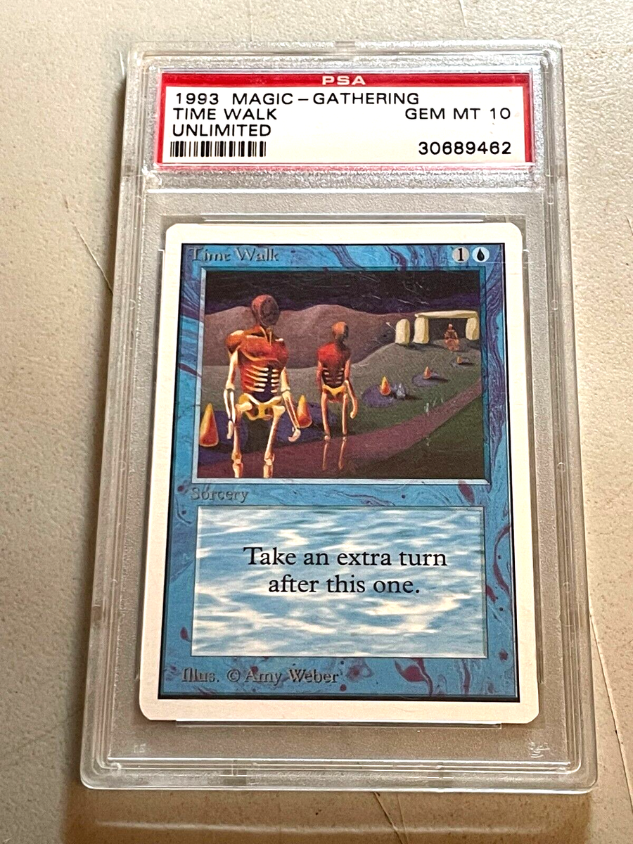 TIME WALK / PSA 10 Gem Mint / Unlimited Edition / MTG Card