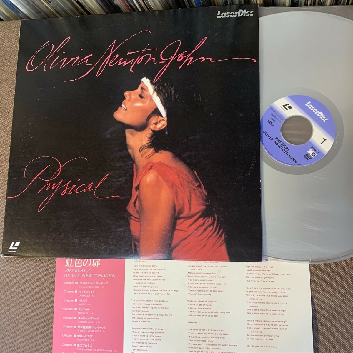 Olivia Newton John Physical Laser Vision Japan LD for sale online