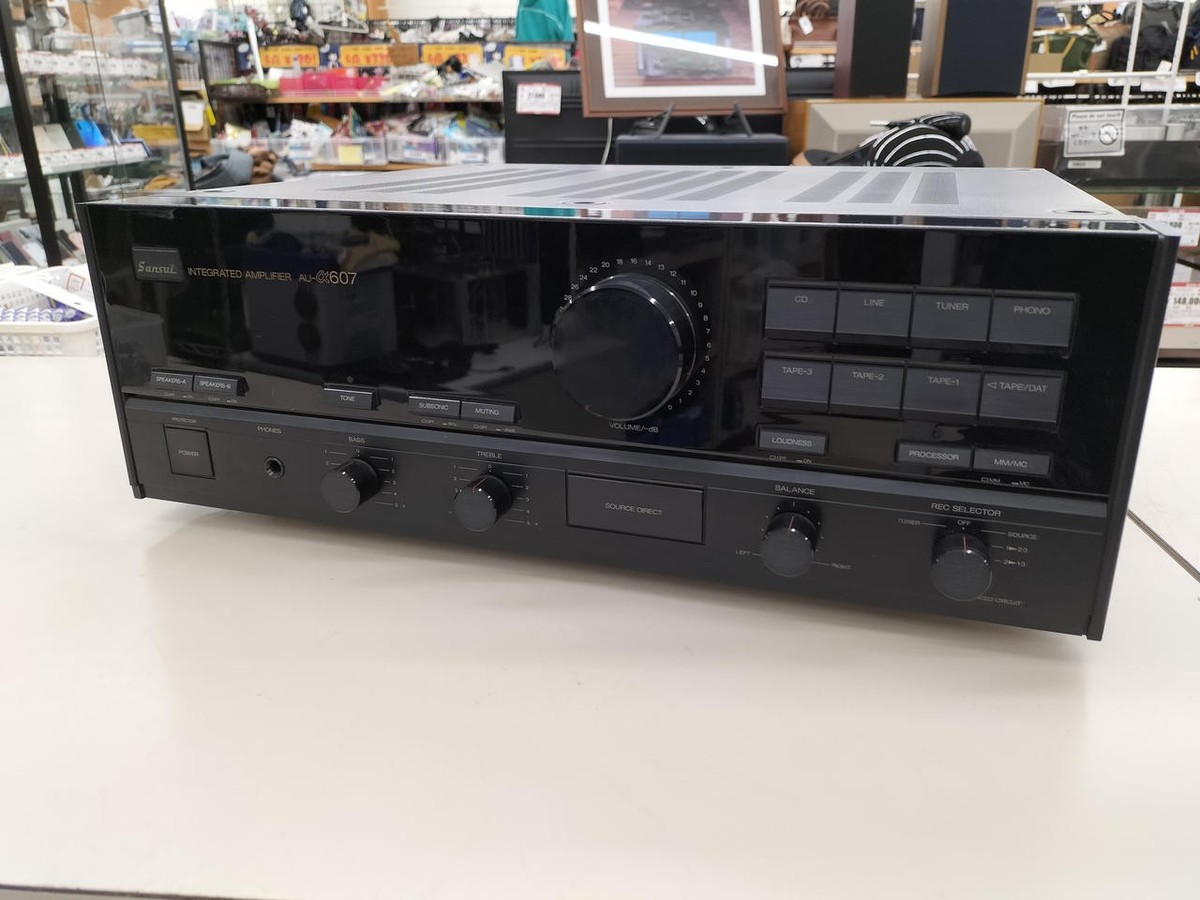 SANSUI AU-A607 Integrated Amplifier 105W+105W 6ﾎｩ/90W+90W 8ﾎｩ Used