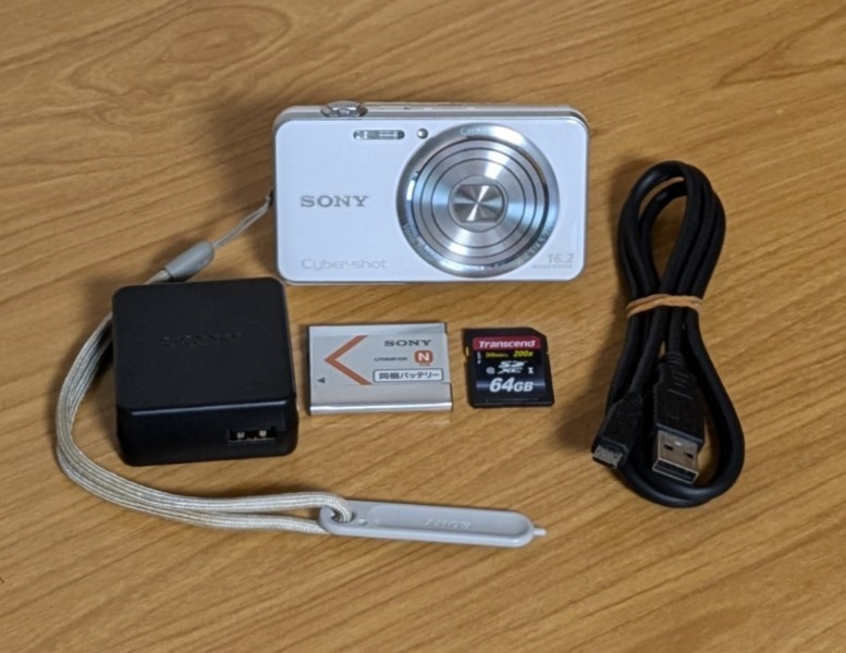SONY DSC-WX70 Cyber Shot Digital Camera white 16.2MP 5X Japanese