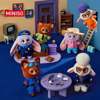 MINISO ZOOTOPIA SERIES DOLL VINYL PLUSH PENDANT BLIND BOX FIGURE