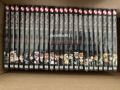 Demon Slayer Kimetsu No Yaiba Volume 1-23 Complete English Manga