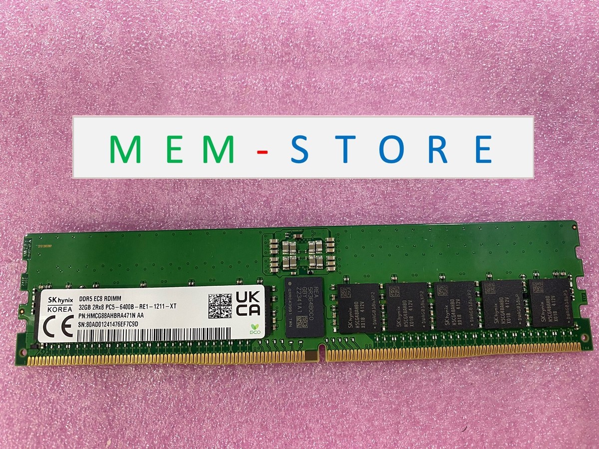 SK hynix Original 32GB DDR5-6400 RDIMM Gigabyte G294-S45 G494-SB0
