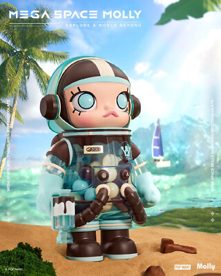 PopMart x KennysWork Mega Collection 400% Mega Space Molly Mint