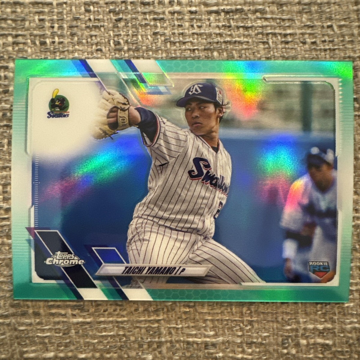 2021 Topps Chrome NPB #201 Taichi Yamano RC Aqua Refractor /199 | eBay