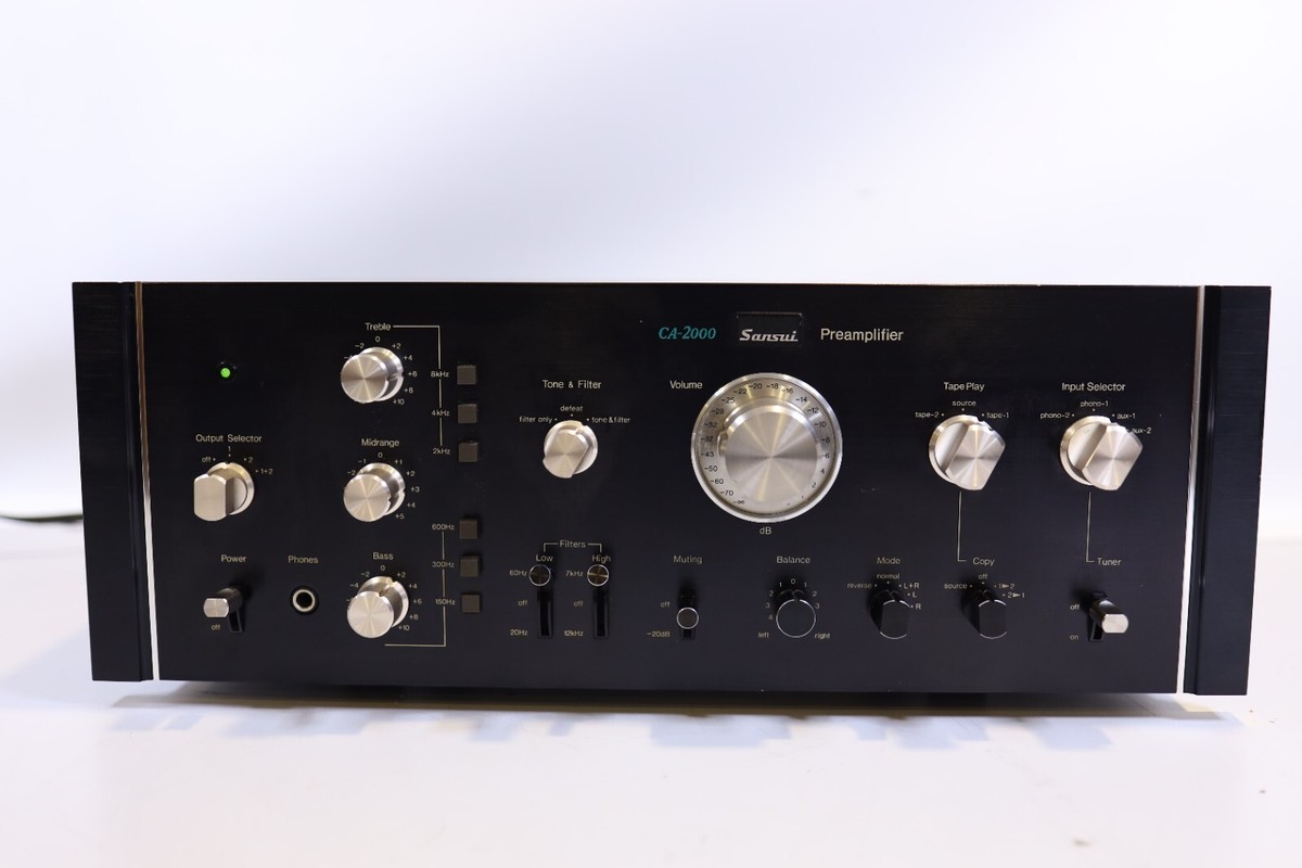 Vintage Sansui CA2000 PreAmplifier. Serviced! | eBay