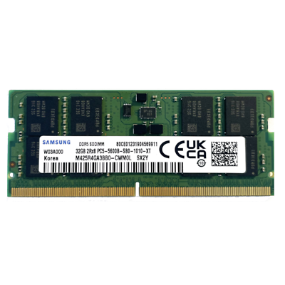 2X Samsung 32GB 5600MHz SO-DIMM 2Rx8 DDR5 Laptop Memory